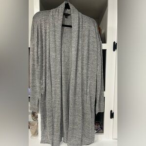 Banana Republic long cardigan. Grey soft marled color. Size small